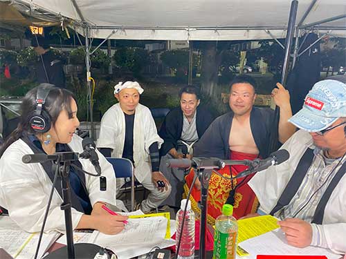 第35回ながい黒獅子まつり 公開生放送